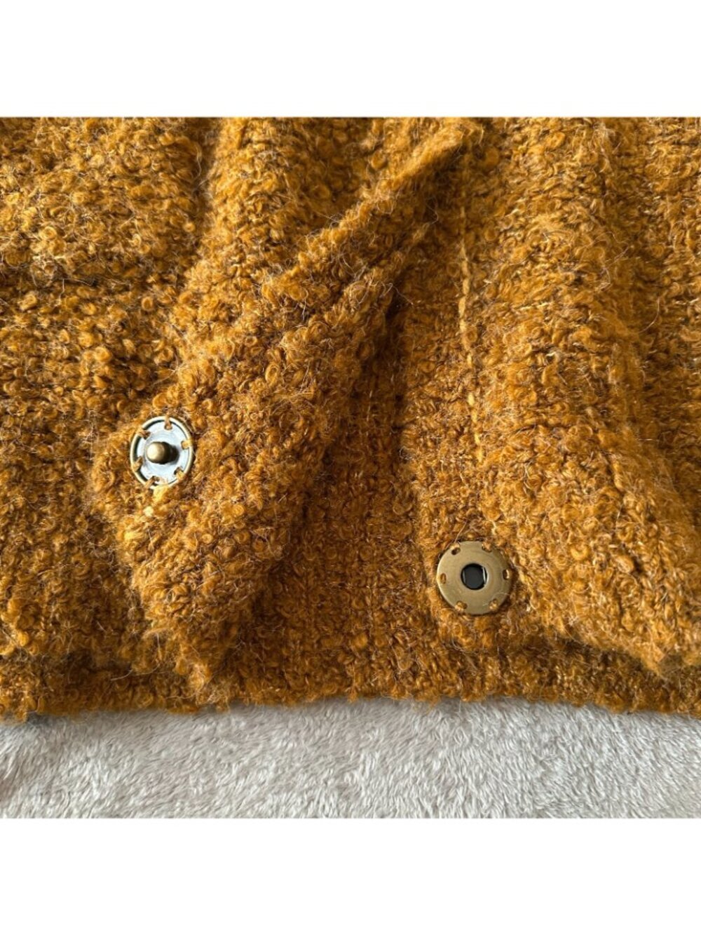 Free People Oversized Luxury Alpaca Blend Cardigan Sweater SMALL - Picture 6 of 8